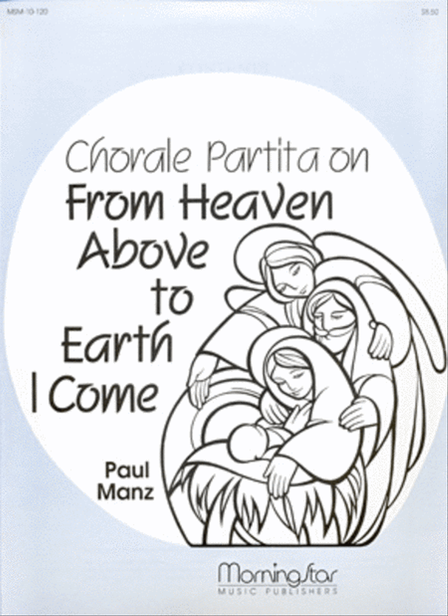 Partita on From Heaven Above to Earth I Come Organ scores gallery preview page 1