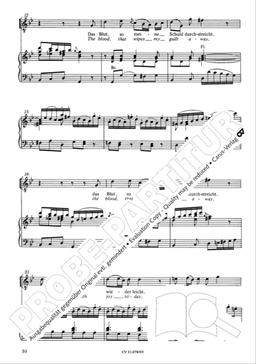 Jesus, you have freed my spirit (Jesu, der du meine Seele) 4-Part scores gallery preview page 31