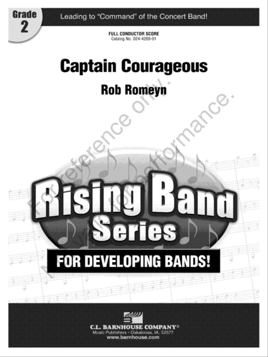 Captain Courageous Concert Band scores gallery preview page 2