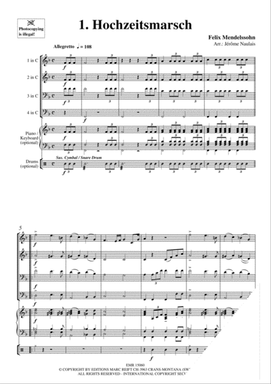 Brass Quartets Vol. 3 Brass Ensemble scores gallery preview page 3