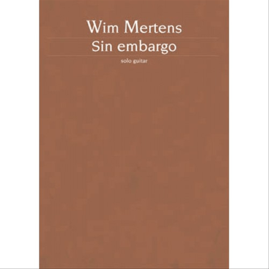 Sin embargo for guitar Sin embargo for guitar Guitar scores gallery preview page 1