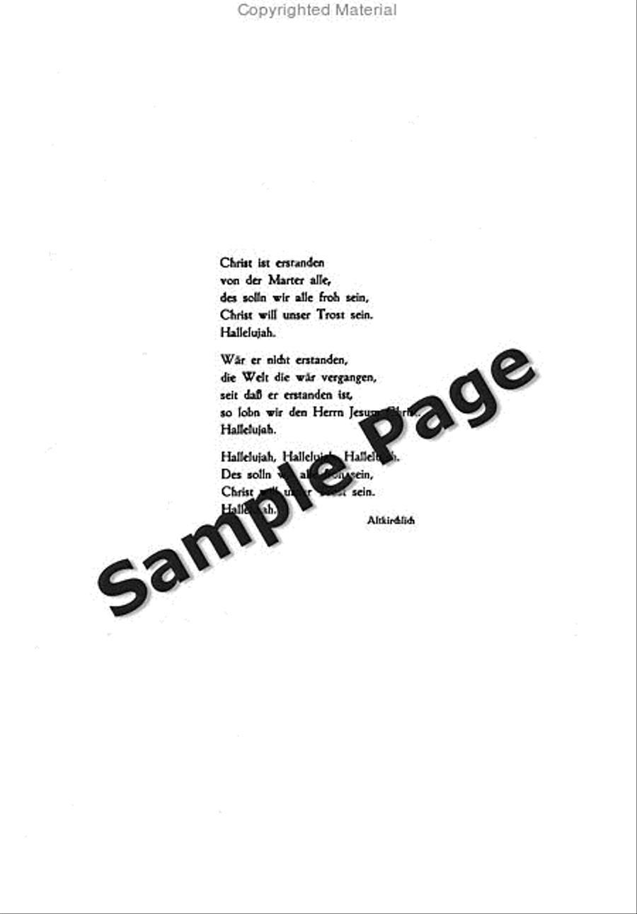 Christ Ist Erstanden SSATB scores gallery preview page 2