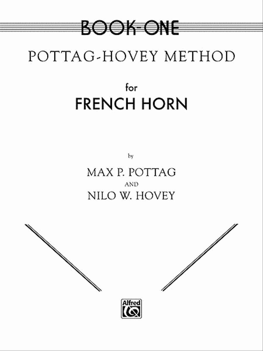 Pottag-Hovey Method for French Horn, Book 1 Horn scores gallery preview page 1