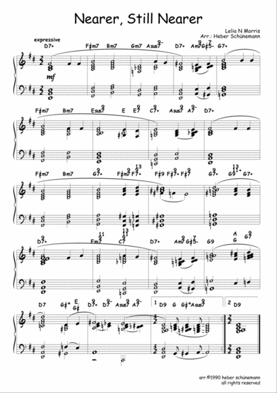 Nearer, Still Nearer Small Ensemble scores gallery preview page 1