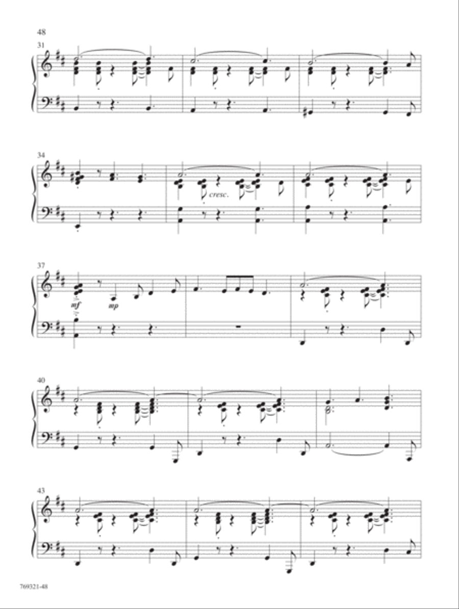 Ever in Joyful Song! Piano Solo scores gallery preview page 21