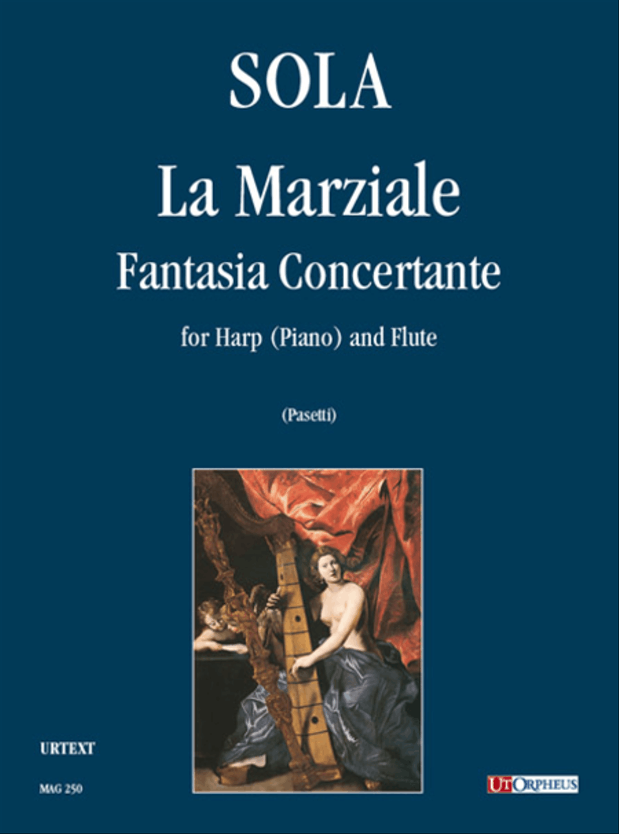La Marziale. Fantasia Concertante for Harp (Piano) and Flute Flute scores gallery preview page 1