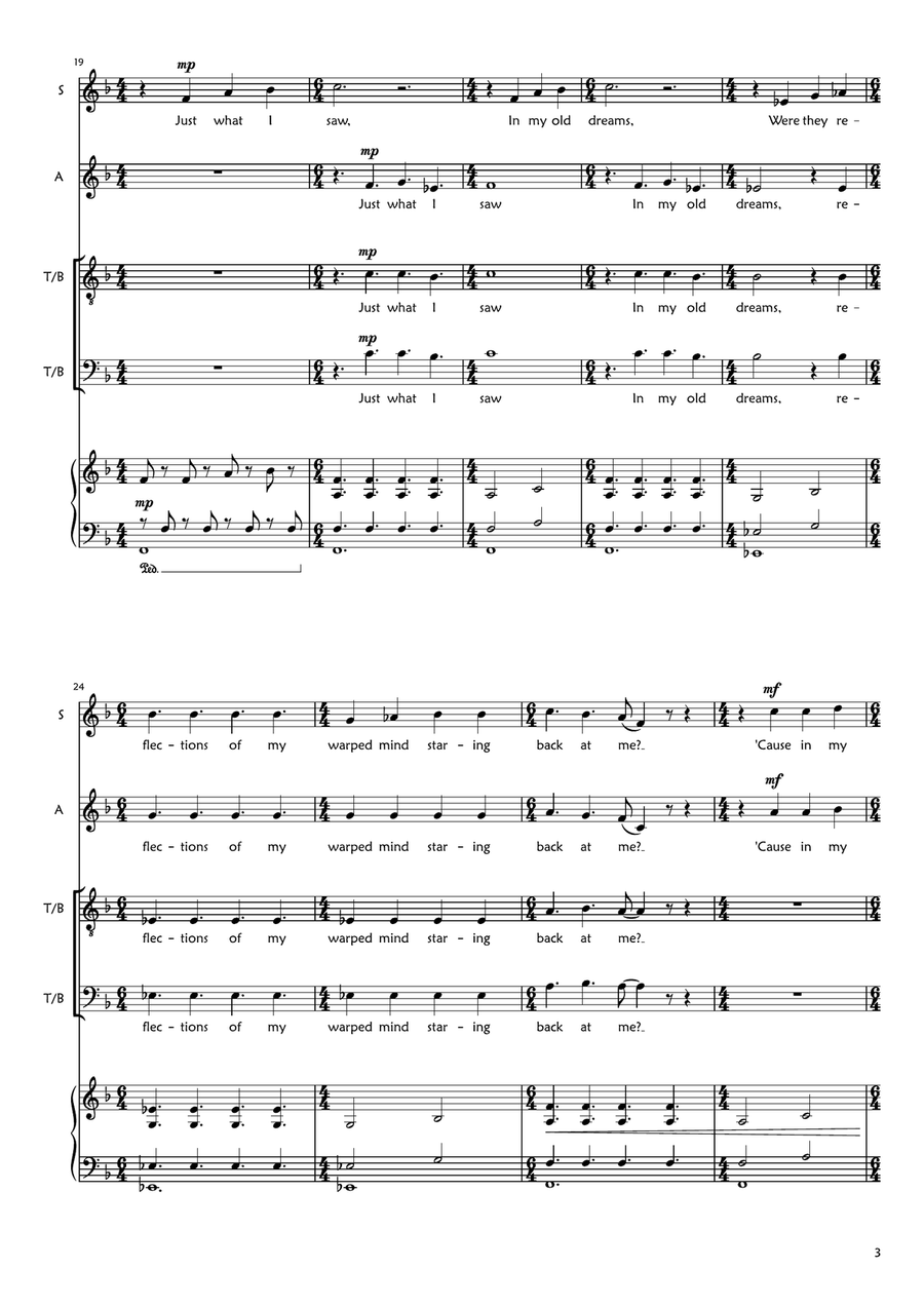 The Number Of The Beast 3-Part scores gallery preview page 3