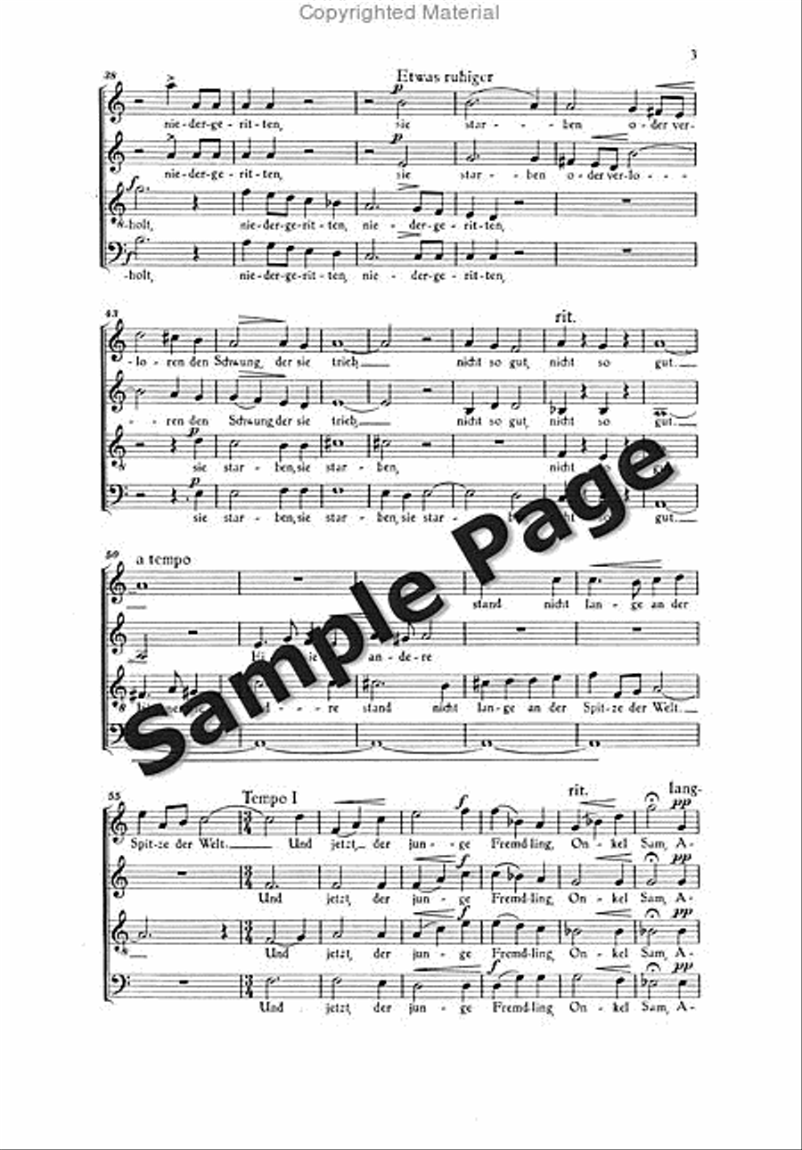 Guten Morgen Amerika 4-Part scores gallery preview page 4