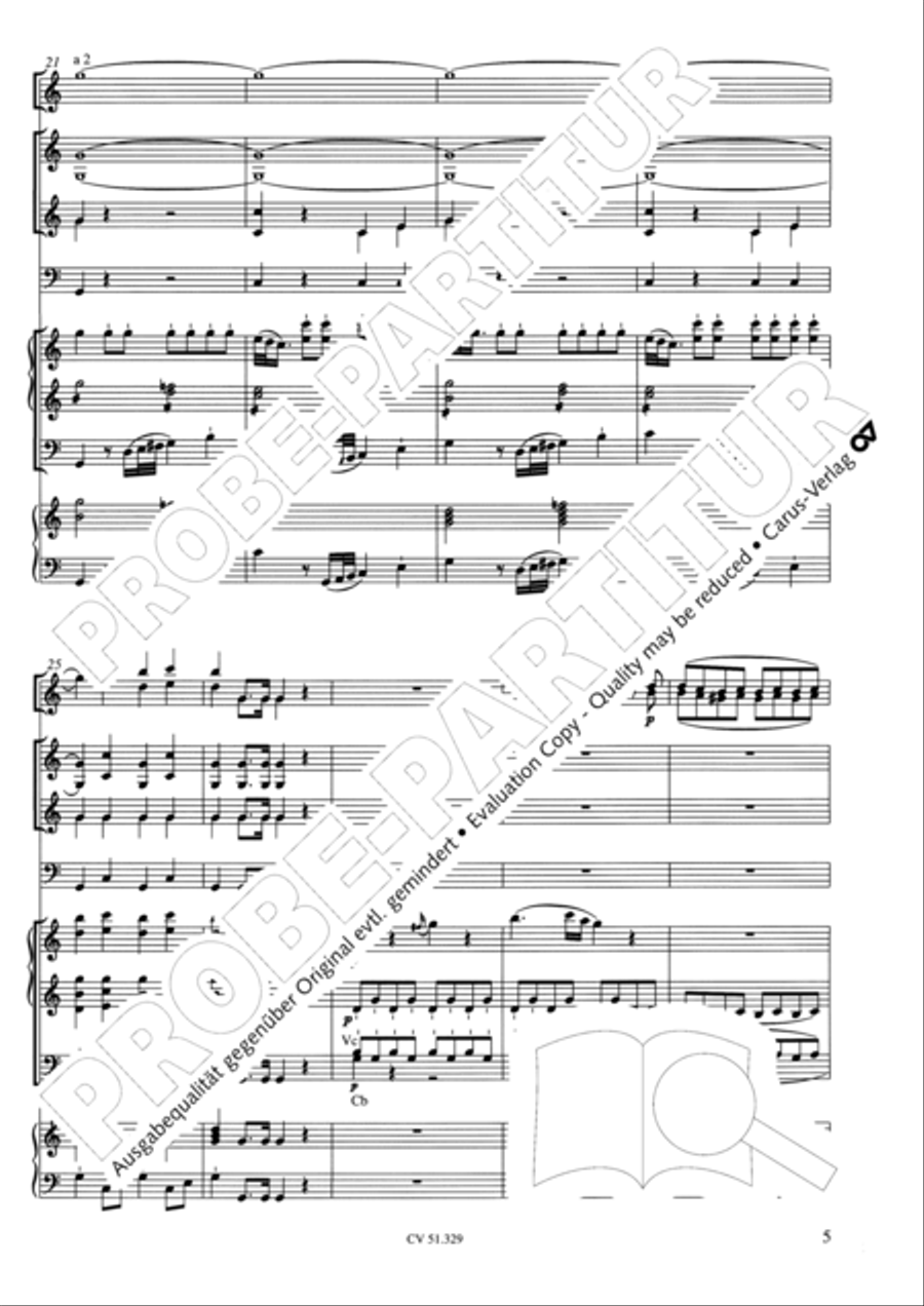 Sonata in C major Orchestra scores gallery preview page 6