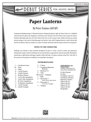 Paper Lanterns: Score
