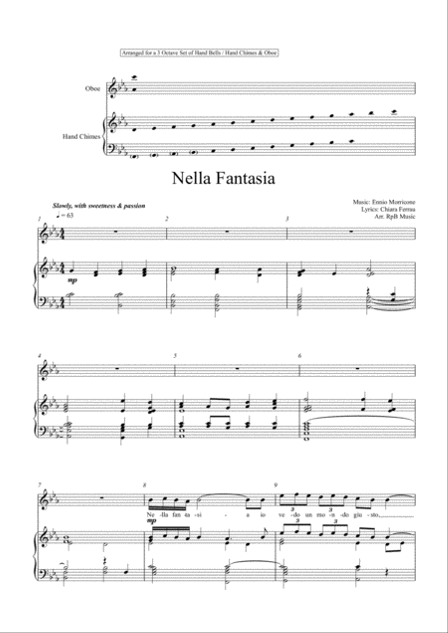 Nella Fantasia Nella Fantasia Handbell Choir scores gallery preview page 2