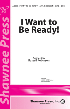 Book cover for I Want to be Ready!