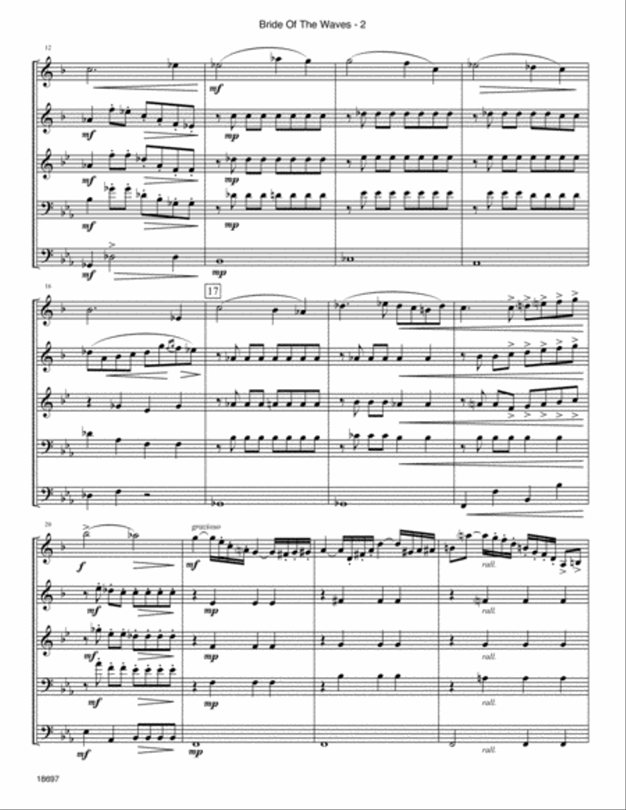 Bride Of The Waves Bride Of The Waves Set of Parts scores gallery preview page 3