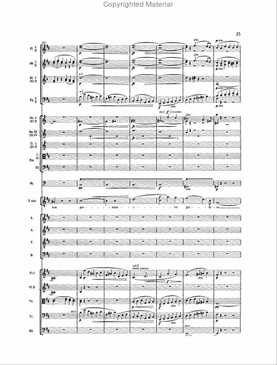 Stabat mater Op. 58 4-Part scores gallery preview page 3