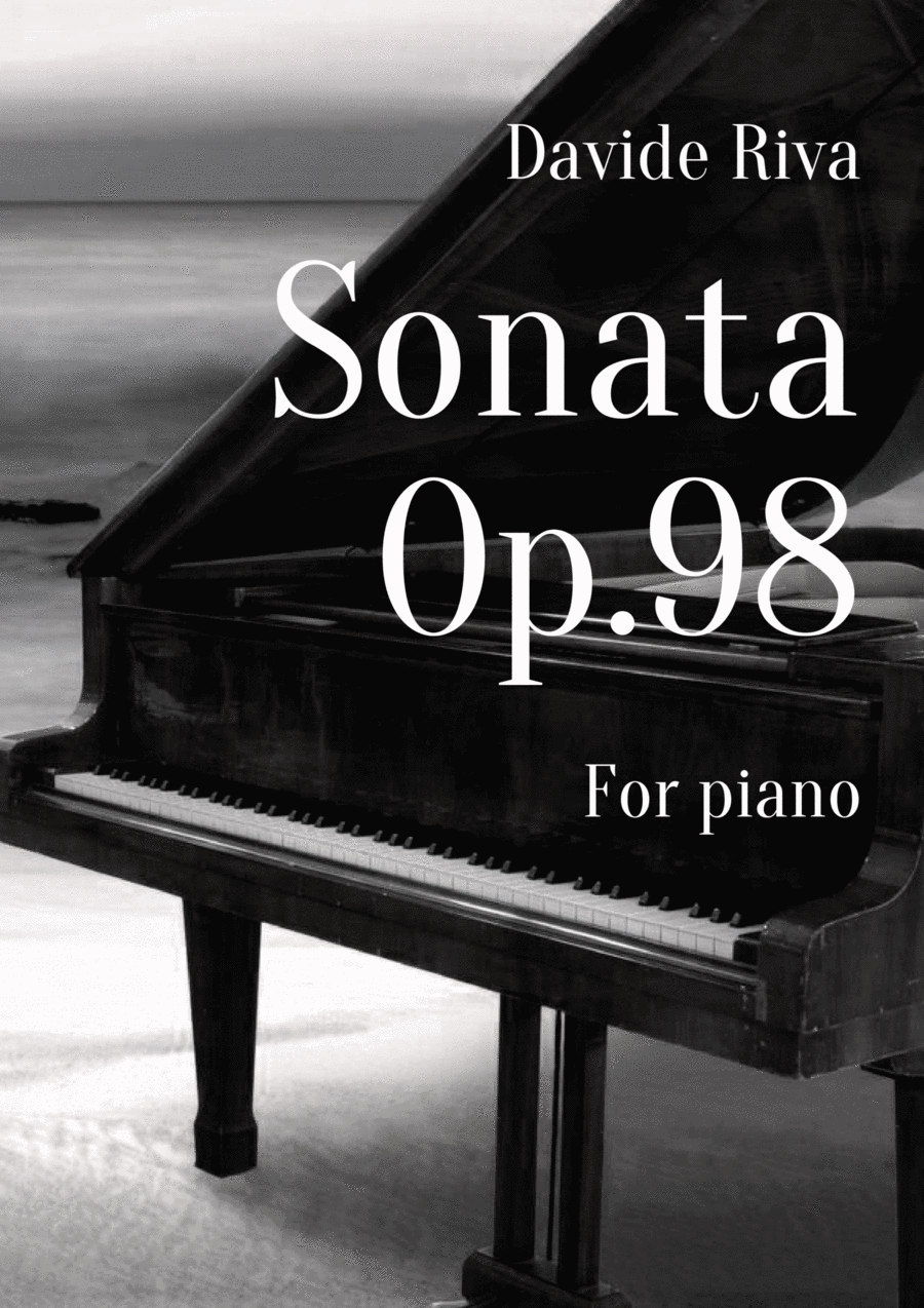 Sonata Op.98 Piano Solo scores gallery preview page 1