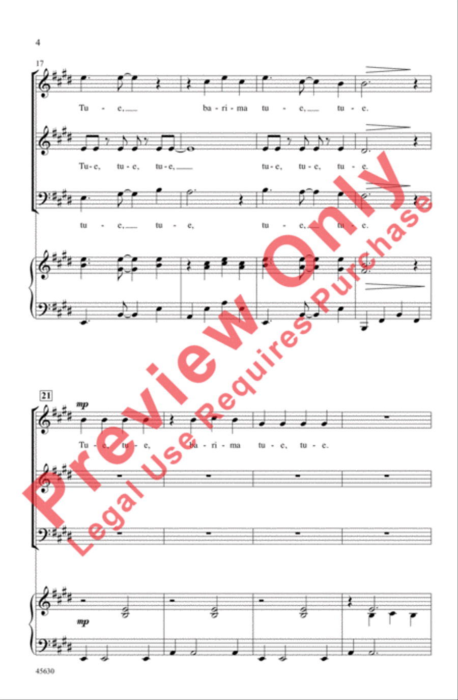 Tue, Tue 3-Part scores gallery preview page 4