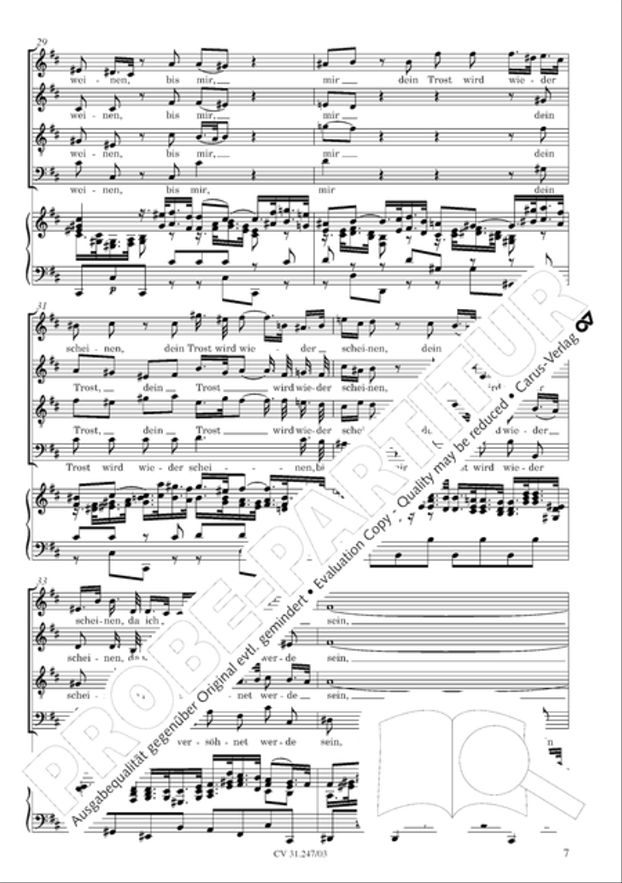 St. Mark Passion (Markus-Passion) 4-Part scores gallery preview page 8
