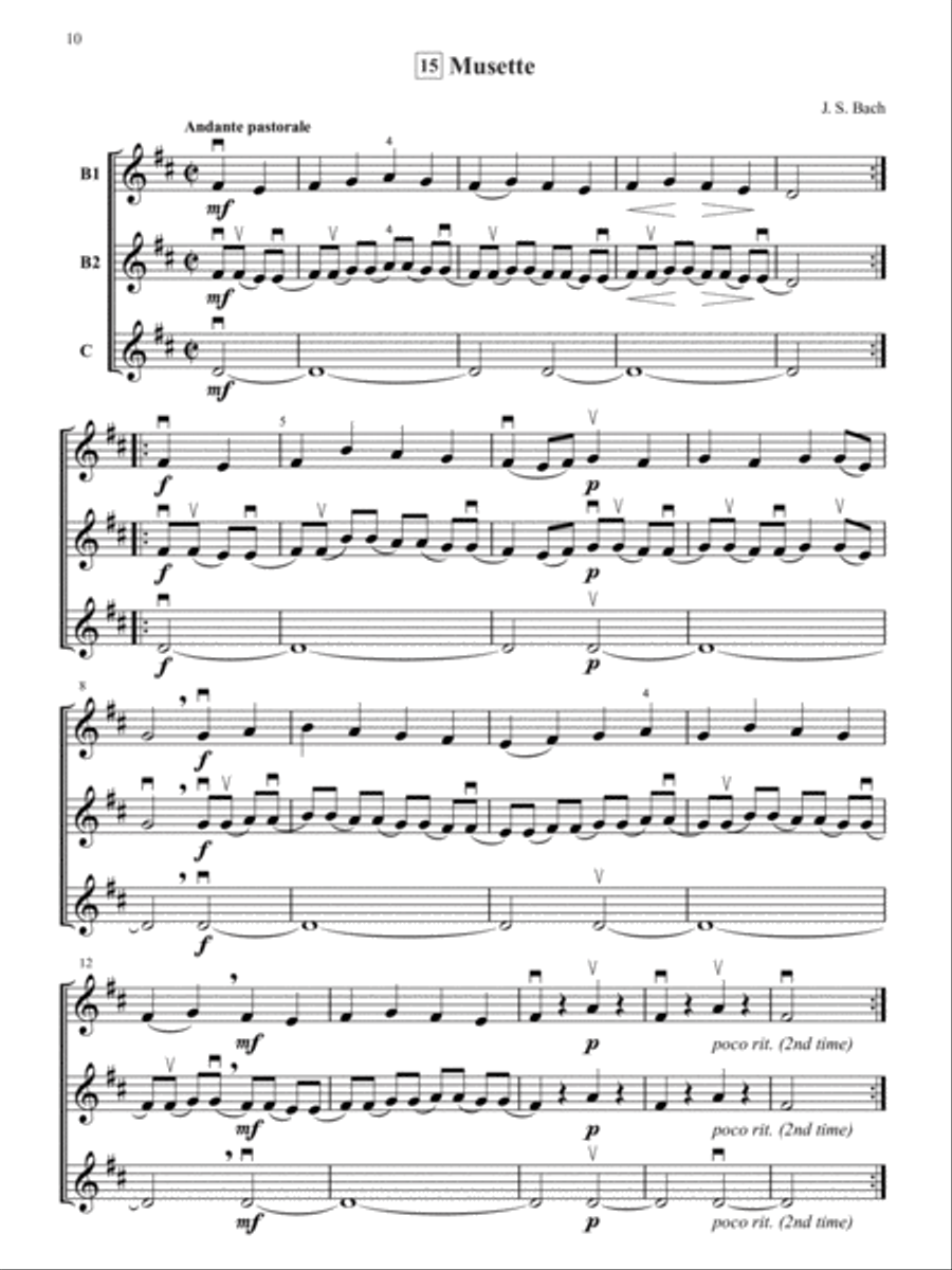 Suzuki Violin School, Volumes 1-3 Duets - 2nd Violin Parts