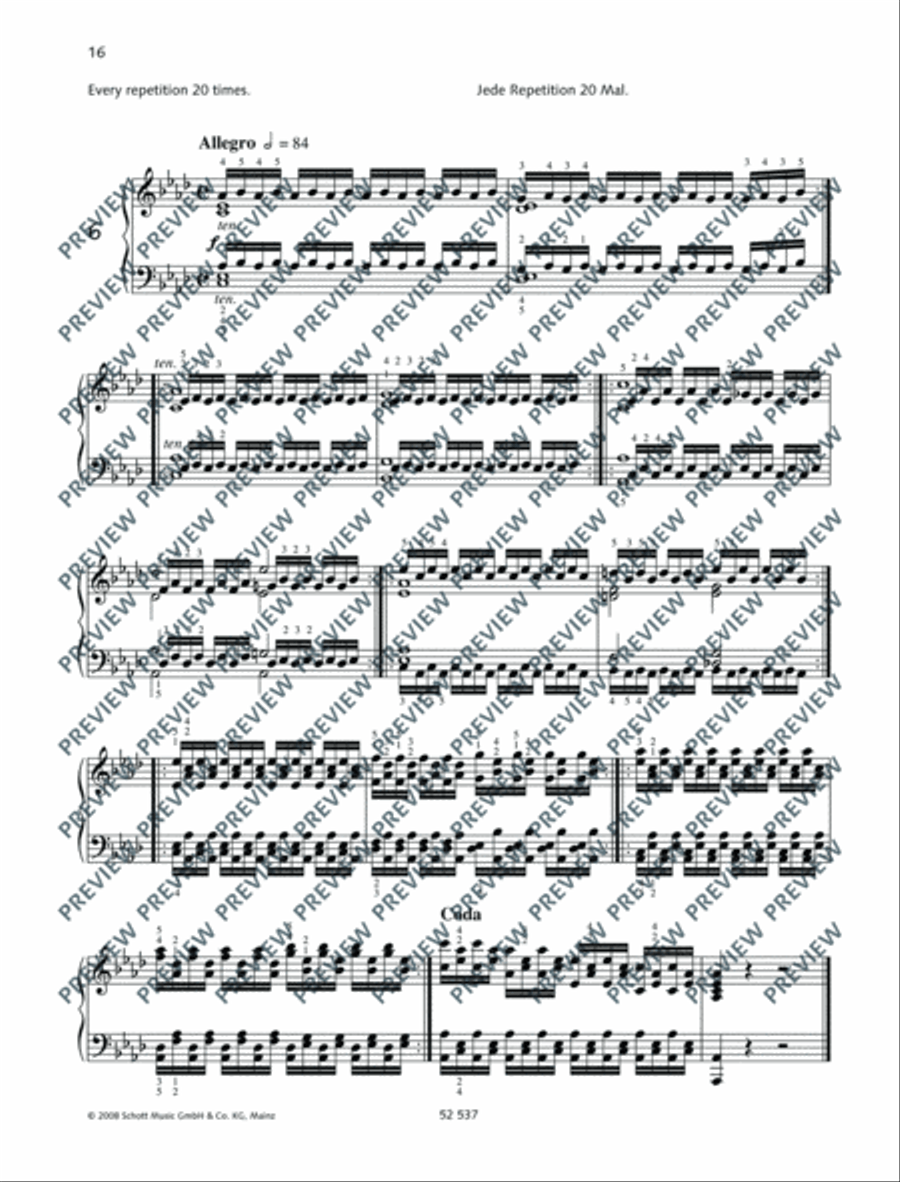 40 Daily Exercises Piano Method scores gallery preview page 17