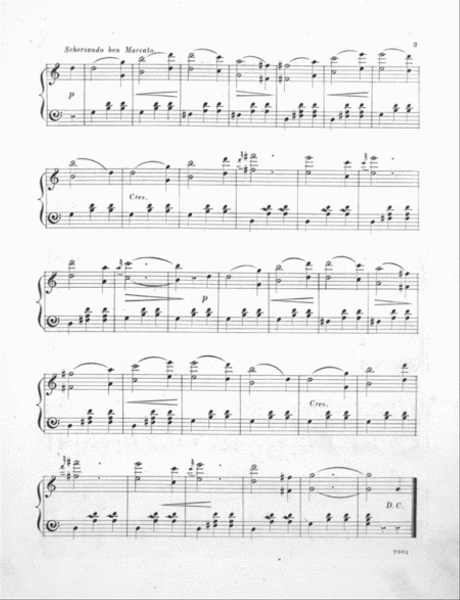 The Prima Donna. Waltz Piano Solo scores gallery preview page 3