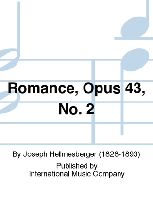Book cover for Romance, Opus 43, No. 2