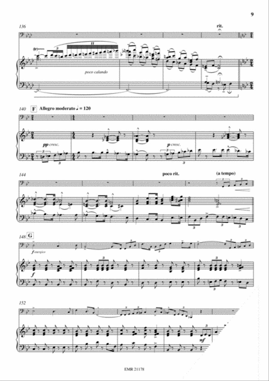 Concerto No. 3 Bass Trombone scores gallery preview page 9