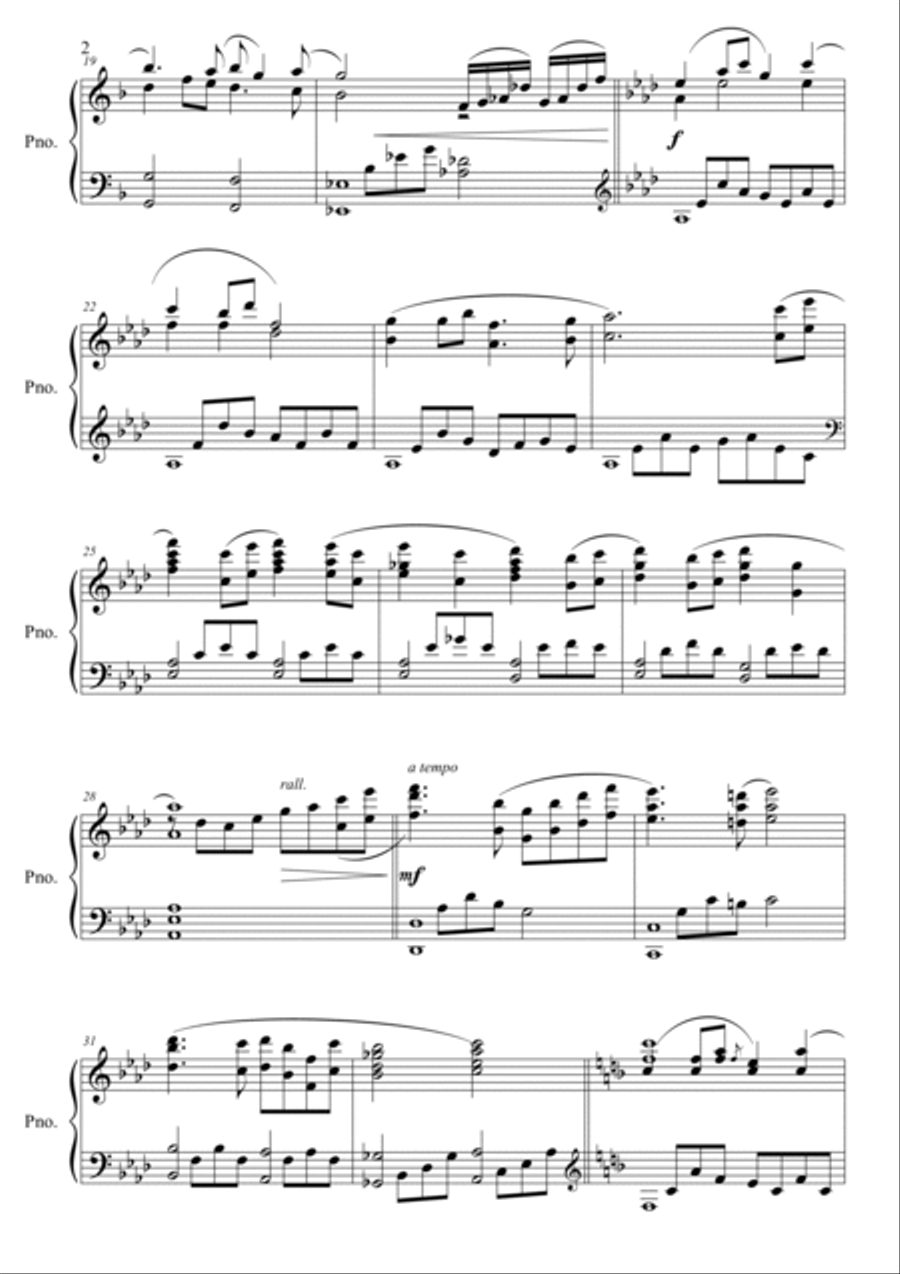 Poltergeist - Cues & Theme Piano Solo scores gallery preview page 2