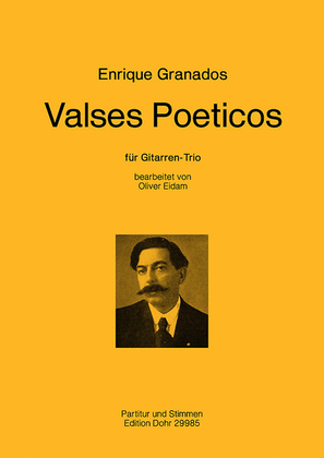 Book cover for Valses Poeticos (für Gitarren-Trio)