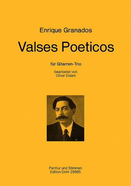Valses Poeticos (für Gitarren-Trio)