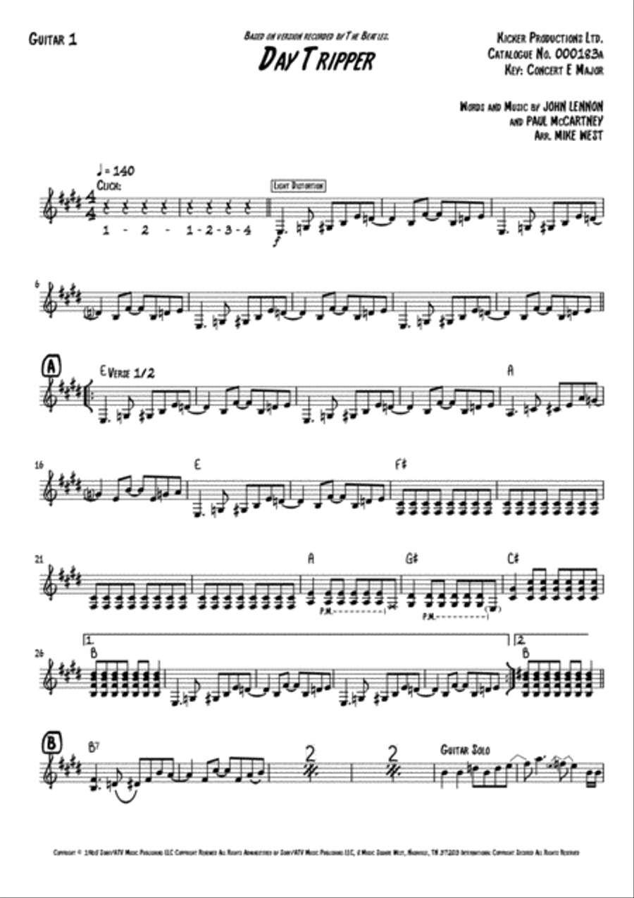 Day Tripper Small Ensemble scores gallery preview page 2