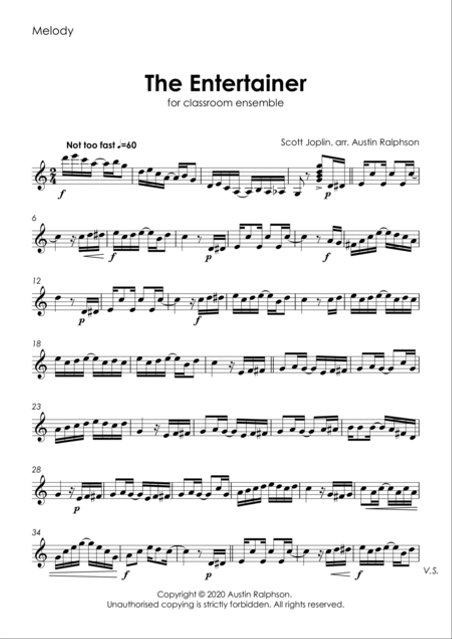 VOLUME 2: Western Classical Music Classroom Ensemble Pack (4 pieces) with backing tracks Bassoon scores gallery preview page 5