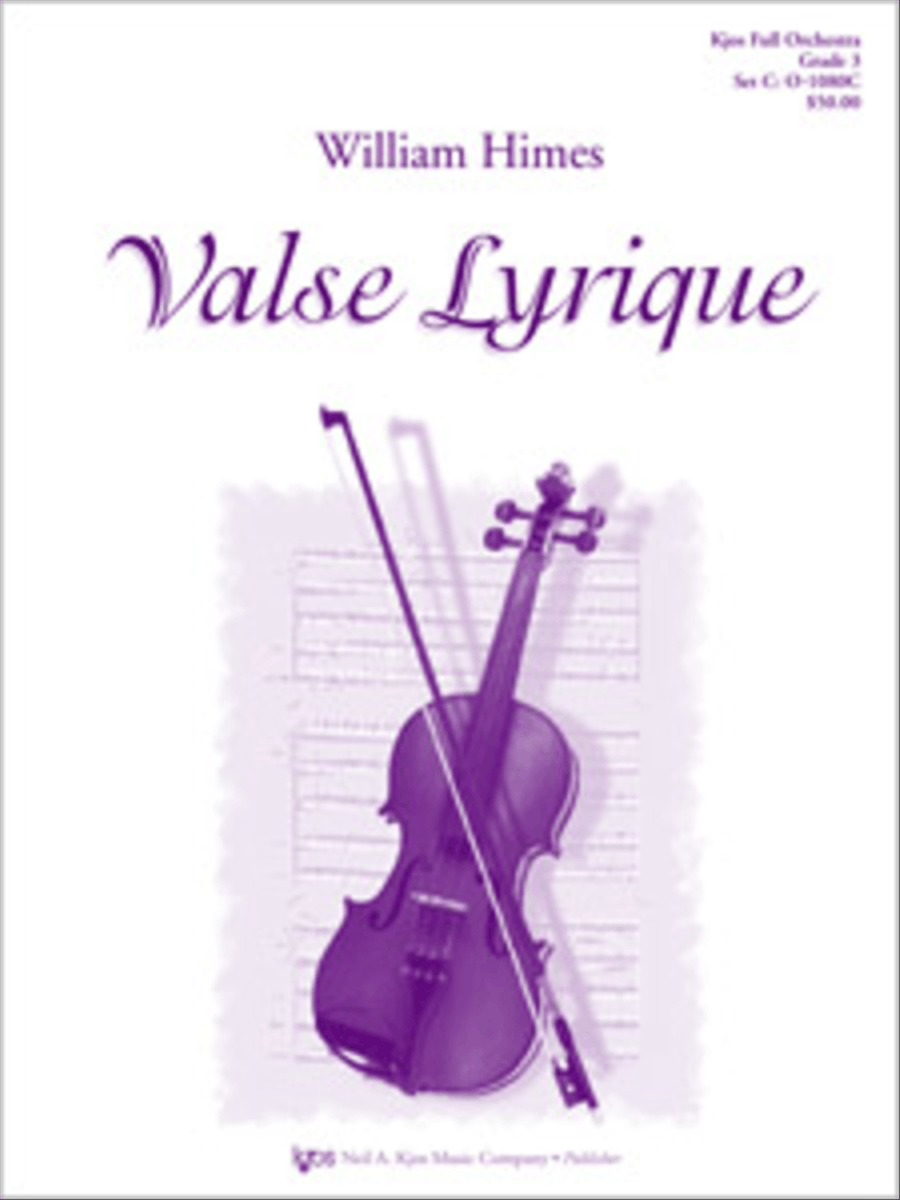 Valse Lyrique Valse Lyrique Full Orchestra scores gallery preview page 1