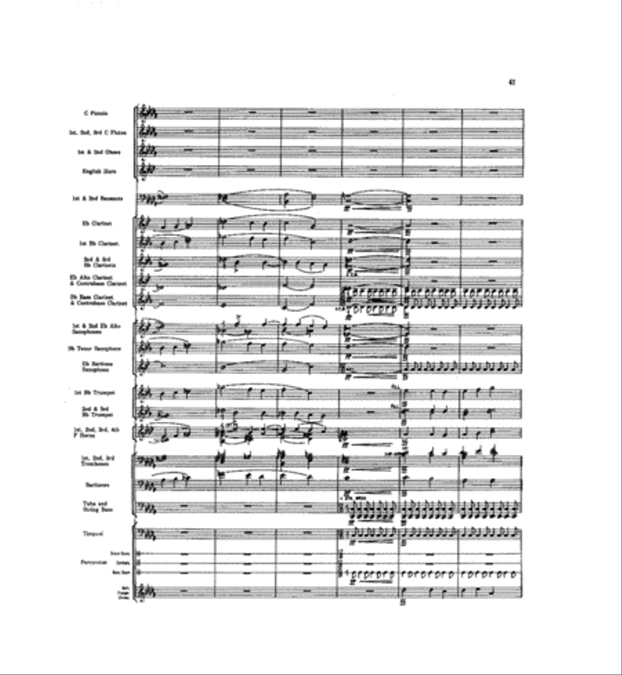Caccia and Chorale Concert Band scores gallery preview page 40