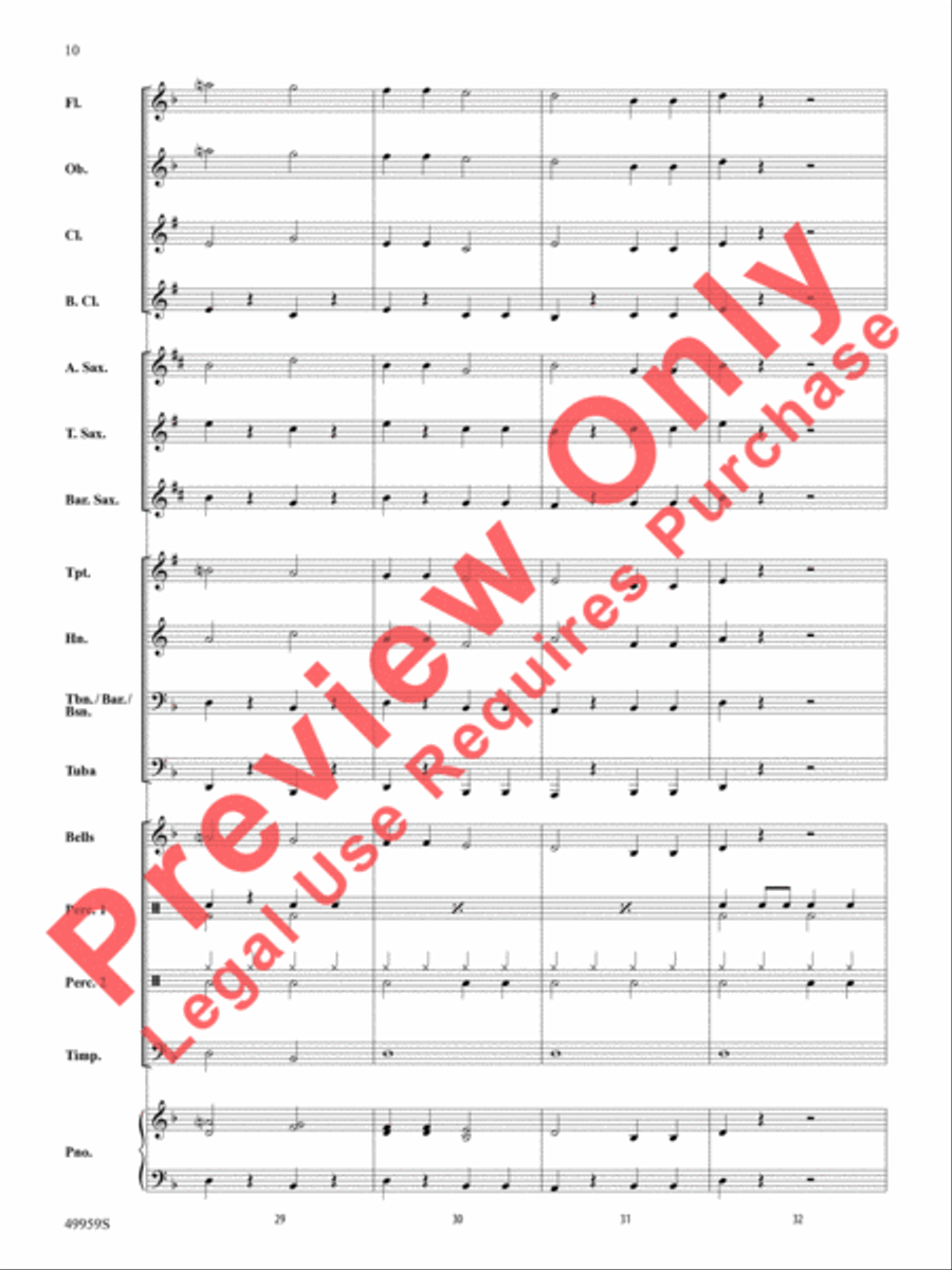 Creep It Real Concert Band scores gallery preview page 11