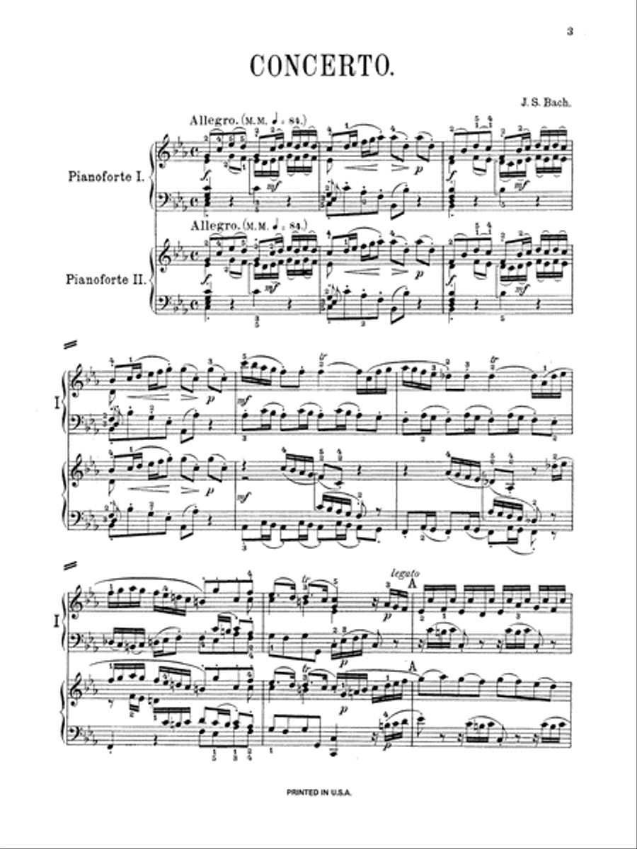 Concerto For Two Pianos Concerto For Two Pianos Small Ensemble scores gallery preview page 4