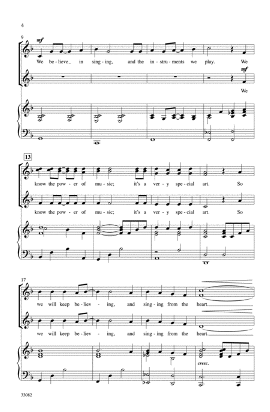 Don't Stop the Music Don't Stop the Music Women's Choir scores gallery preview page 3