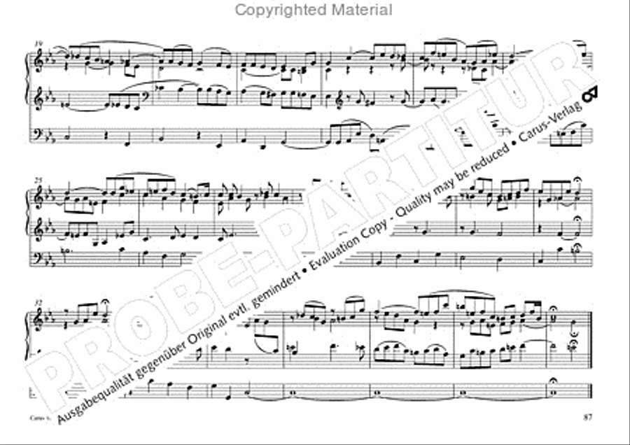 Freiburger Orgelbuch: Stammteil Organ Solo scores gallery preview page 88