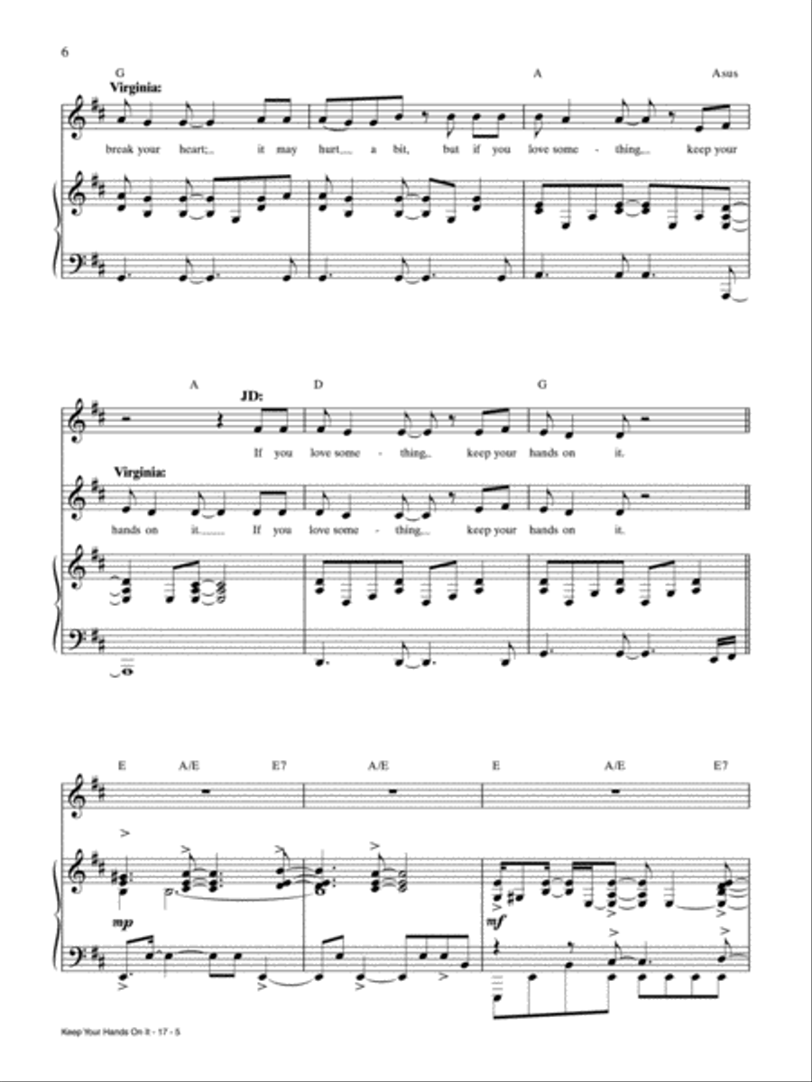 Keep Your Hands on It Keep Your Hands on It Piano, Vocal, Guitar scores gallery preview page 5