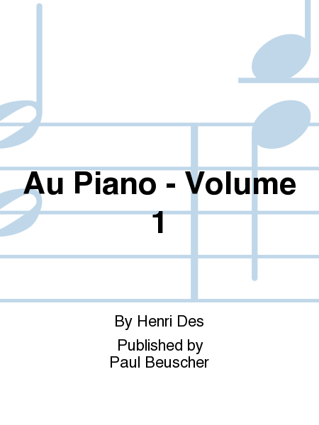 Au Piano - Volume 1