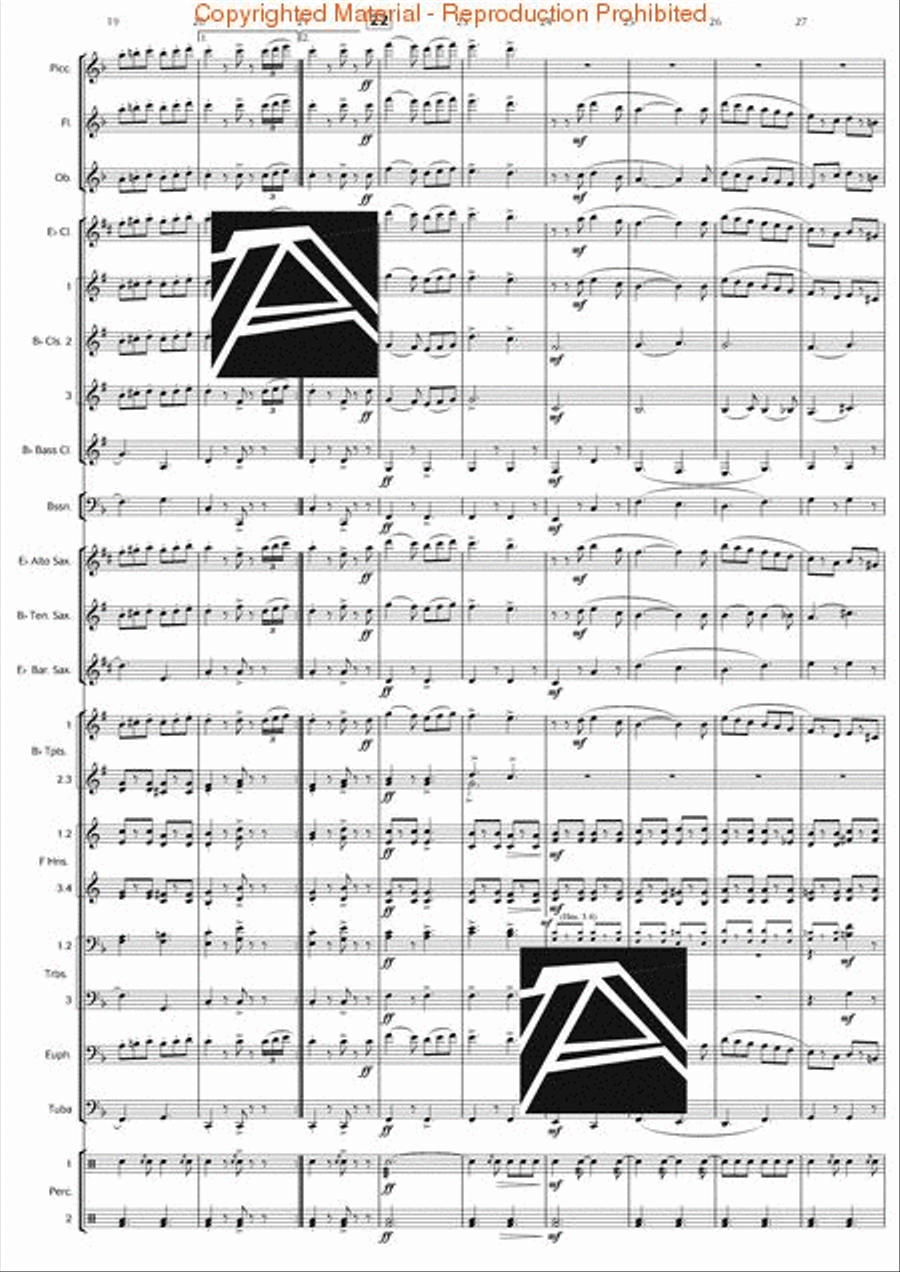 The Wind in the Willows Concert Band scores gallery preview page 4