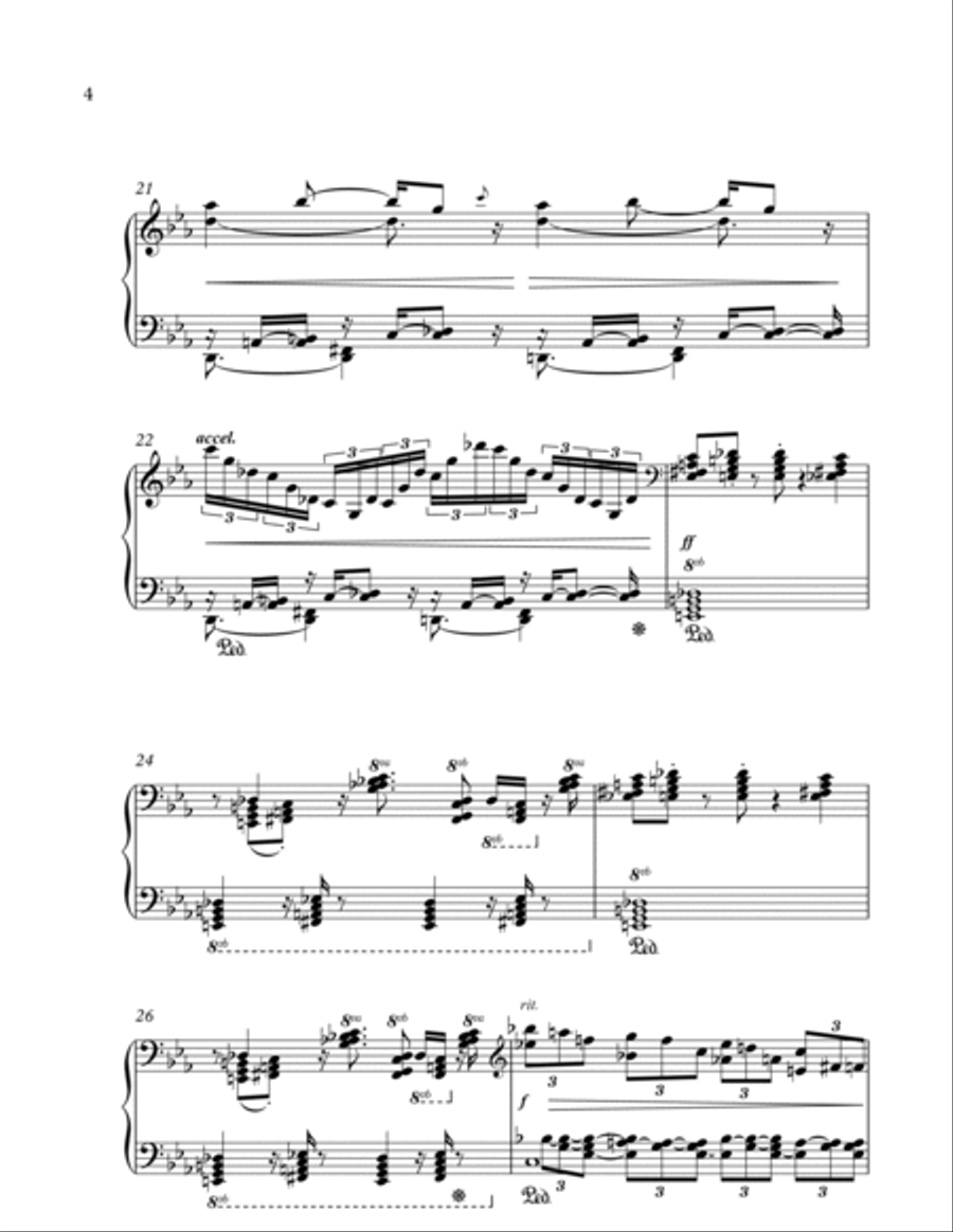 4. Ushaka the Bull Shark Piano Solo scores gallery preview page 4