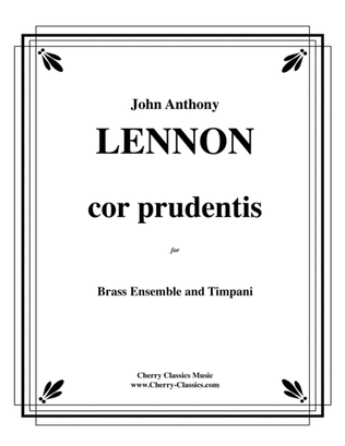 cor prudentis for Large Brass Ensemble & Timpani