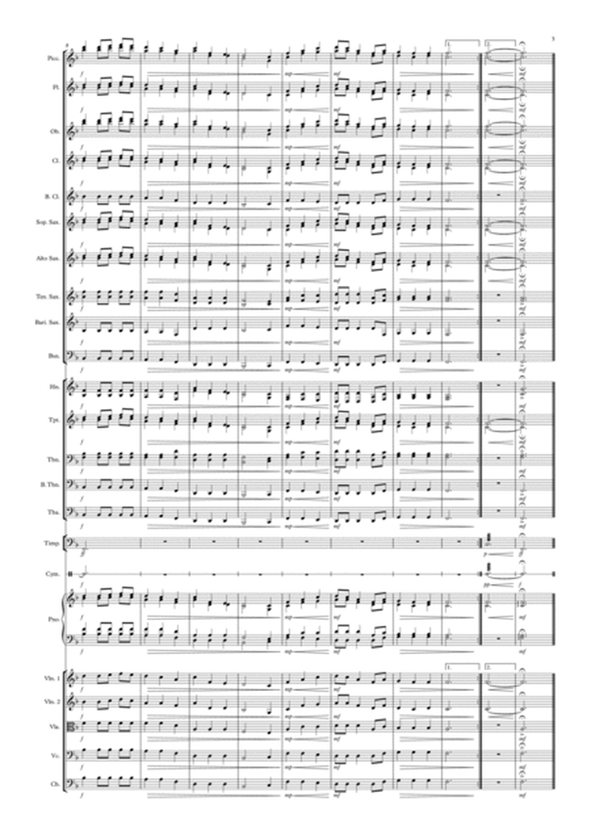 Be Thou My Vision - "Bí Thusa 'mo Shúile" - Easy Orchestral Arrangement, Score and Parts image number null