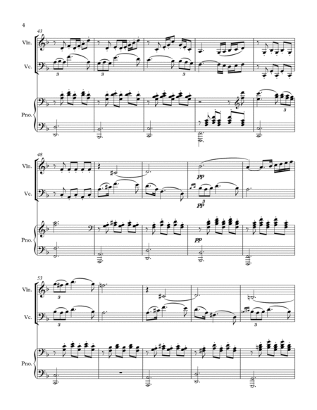 Ständchen (Serenade) - F. Schubert - Piano Trio (piano, Violin, Cello) image number null