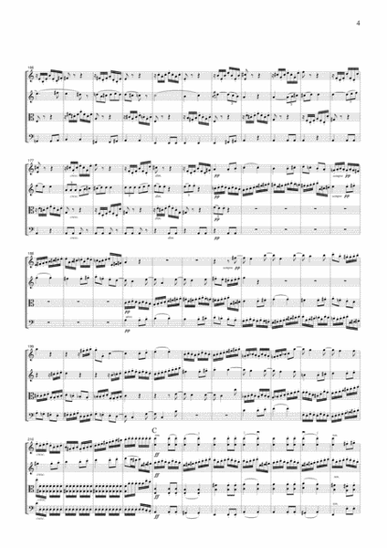 Beethoven Symphony No.7, 2nd mvt., for string quartet, CB003 image number null