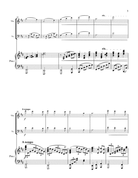 Retrospect (violin, cello and piano)