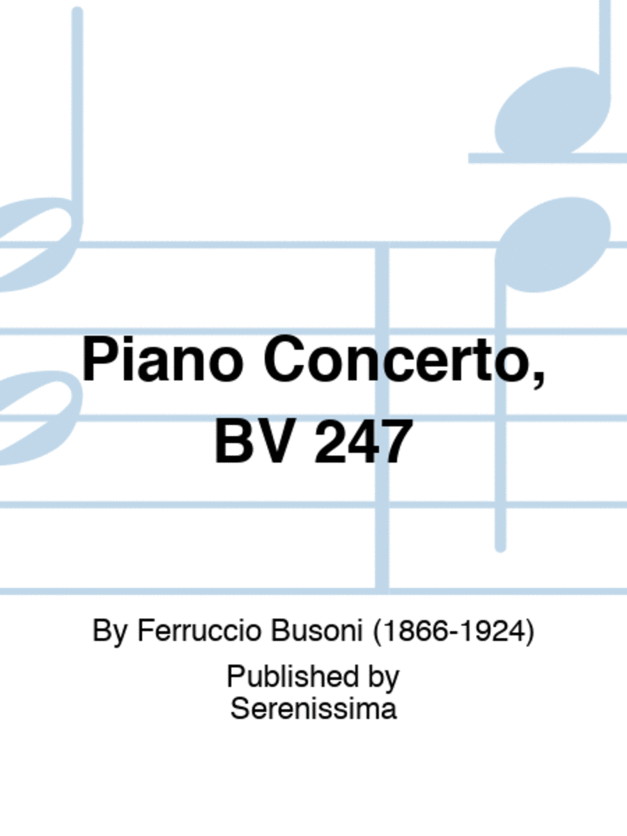 Piano Concerto, BV 247