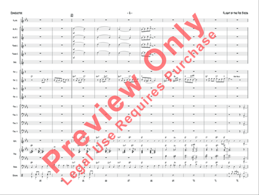 Flight of the Foo Birds Jazz Ensemble scores gallery preview page 25