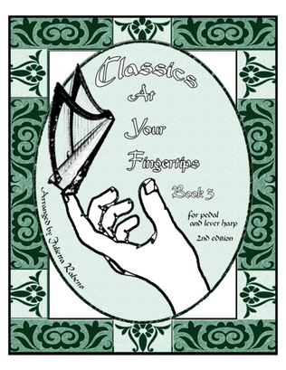 Book cover for Classics at Your Fingertips for Harp Book 3