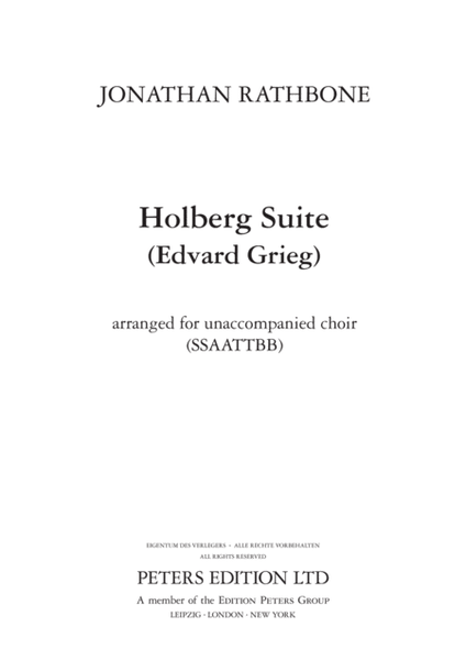 Holberg Suite Op. 40